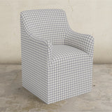Priya Dining Armchair with Casters