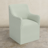 Priya Dining Armchair with Casters