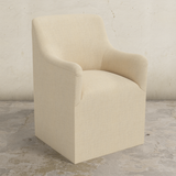 Priya Dining Armchair with Casters