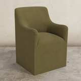 Priya Dining Armchair with Casters
