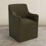 Priya Dining Armchair with Casters