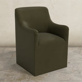 Priya Dining Armchair with Casters
