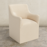 Priya Dining Armchair with Casters