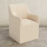Priya Dining Armchair with Casters