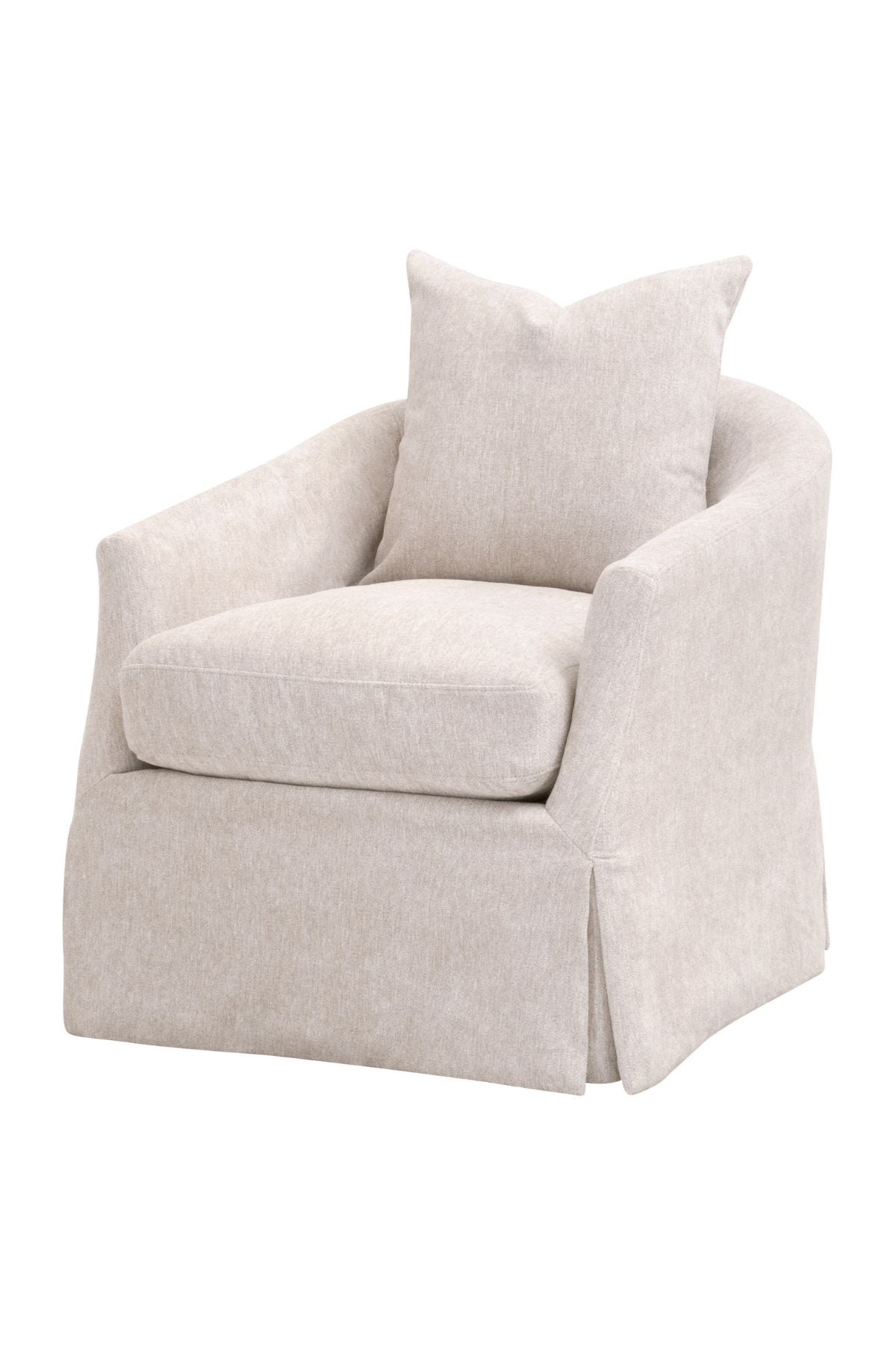 Crestwood Slipcover Swivel Club Chair