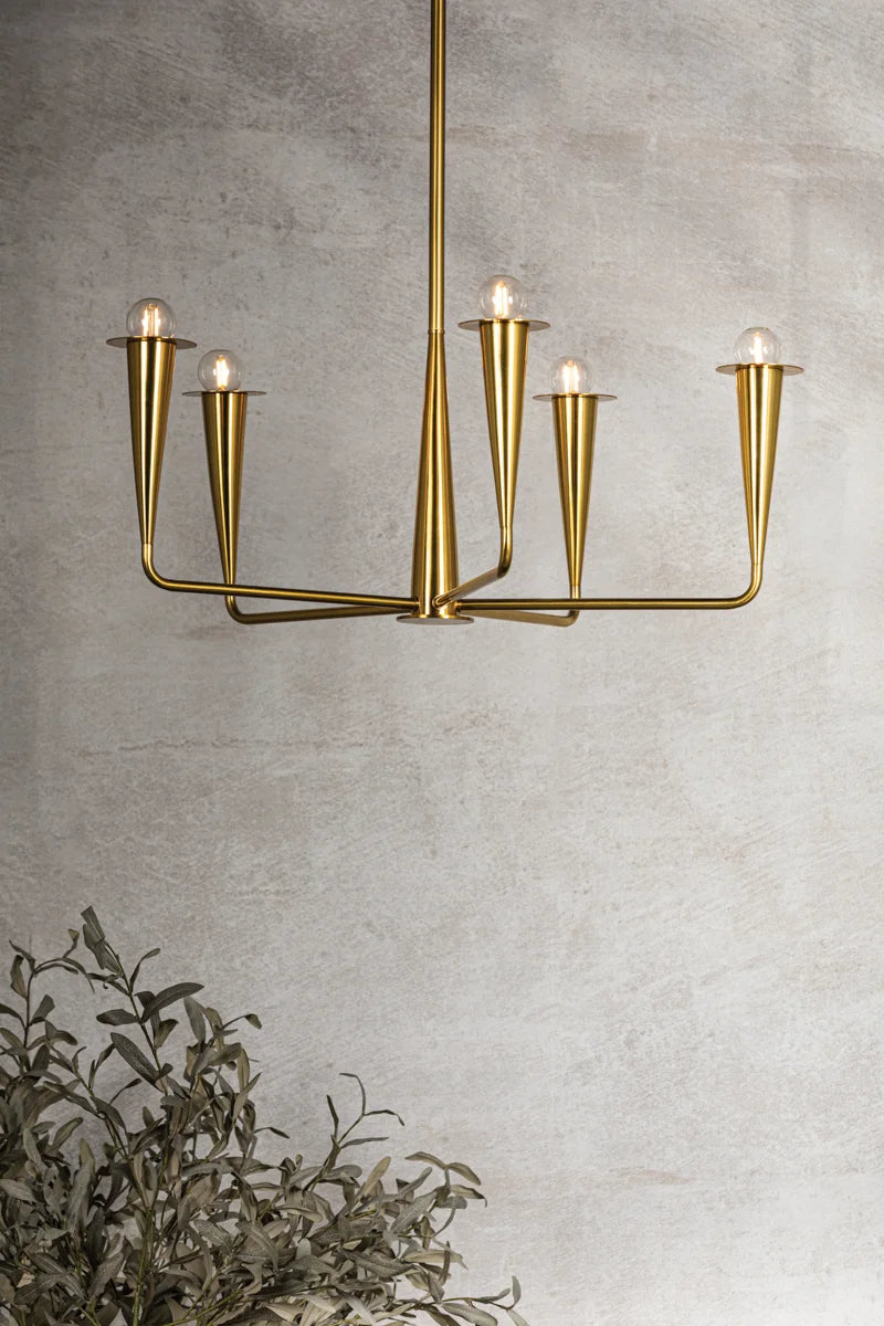 Danna 5-Light Chandelier - 2 Finishes