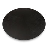 Mona Wooden Round Dining Table - Black