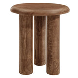 Mavina Mango Wood Side Table - 2 Colors