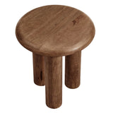 Mavina Mango Wood Side Table - 2 Colors