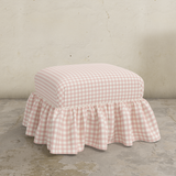 Edith Ruffle Ottoman