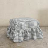 Edith Ruffle Ottoman