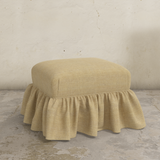 Edith Ruffle Ottoman