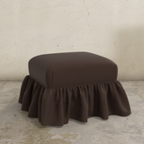 Edith Ruffle Ottoman