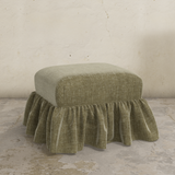Edith Ruffle Ottoman