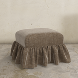 Edith Ruffle Ottoman