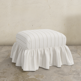Edith Ruffle Ottoman