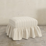 Edith Ruffle Ottoman