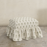 Edith Ruffle Ottoman