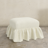 Edith Ruffle Ottoman