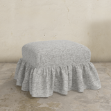 Edith Ruffle Ottoman
