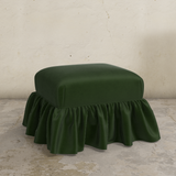 Edith Ruffle Ottoman