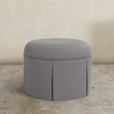 Ely Skirted Ottoman