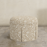 Ely Skirted Ottoman