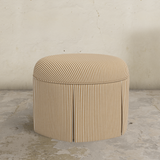 Ely Skirted Ottoman