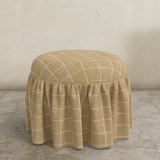 Eloise Ruffle Ottoman