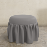 Eloise Ruffle Ottoman