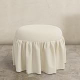 Eloise Ruffle Ottoman