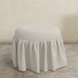 Eloise Ruffle Ottoman