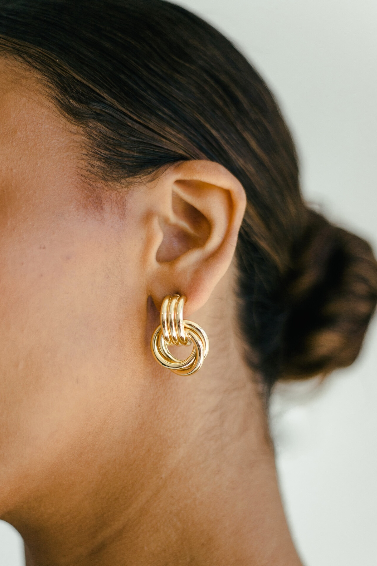 Tarquin Knotted Earring - Gold