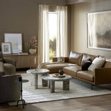 Dakota Nesting Coffee Table Set - Taupe Marble