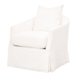 Faye Swivel Chair - Creme