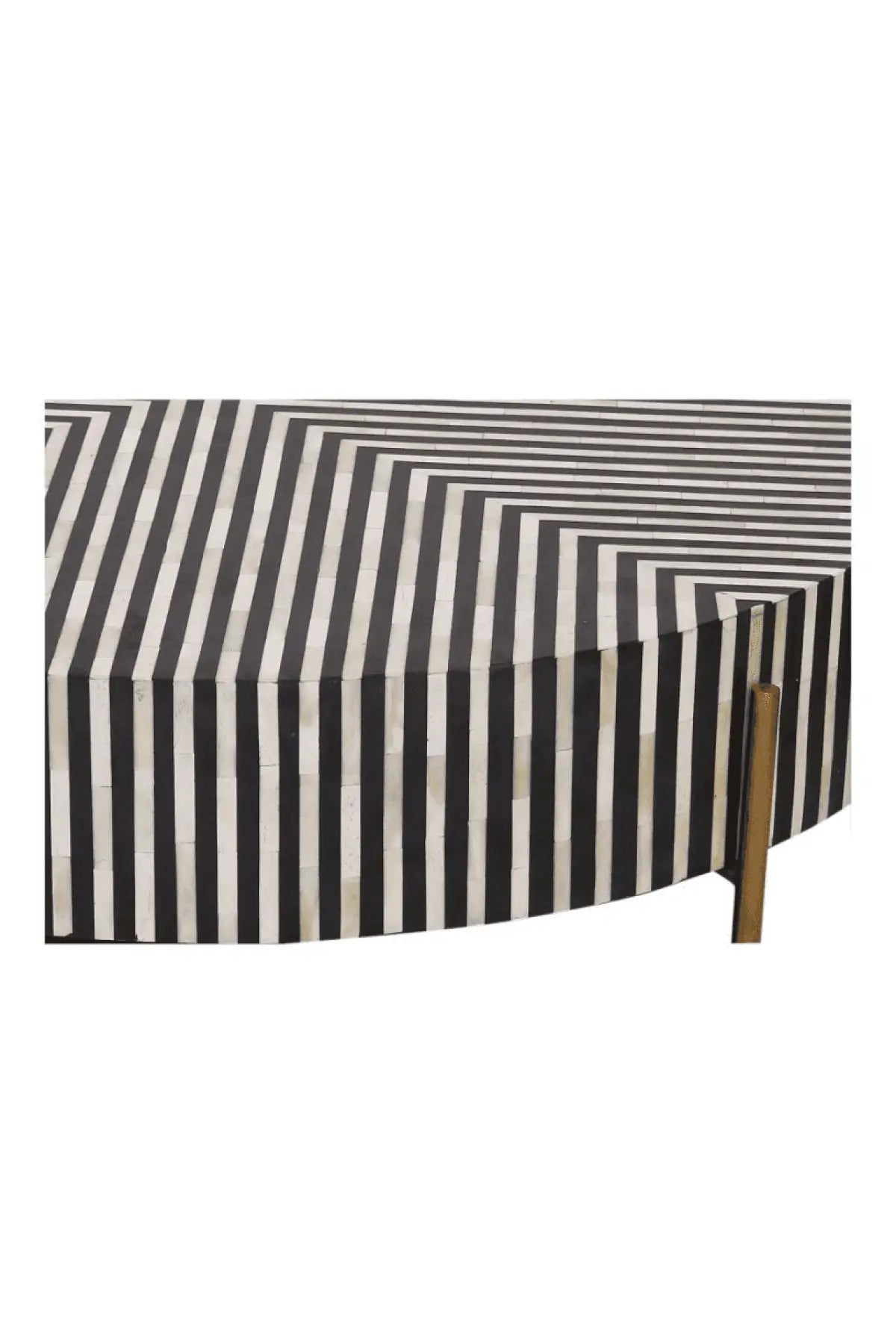 Chameau Medium Coffee Table - Black and White