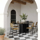 Elika Oval Dining Table - 2 Colors