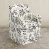 Priya Dining Armchair with Casters