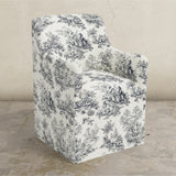 Priya Dining Armchair with Casters