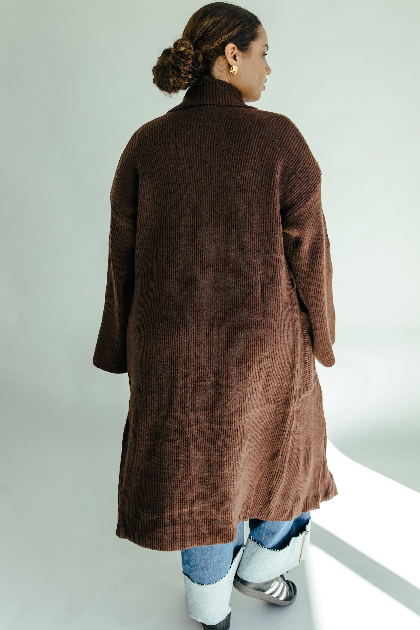 Tobin Midi Cardigan - Brown