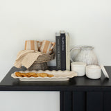 Ivory Ruffle Tray