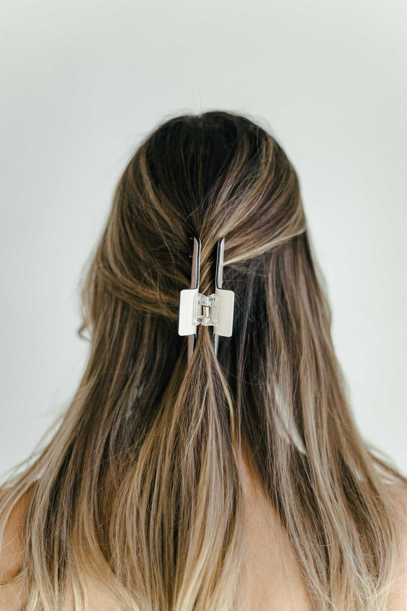 Icelyn Square Hair Clip - Ivory