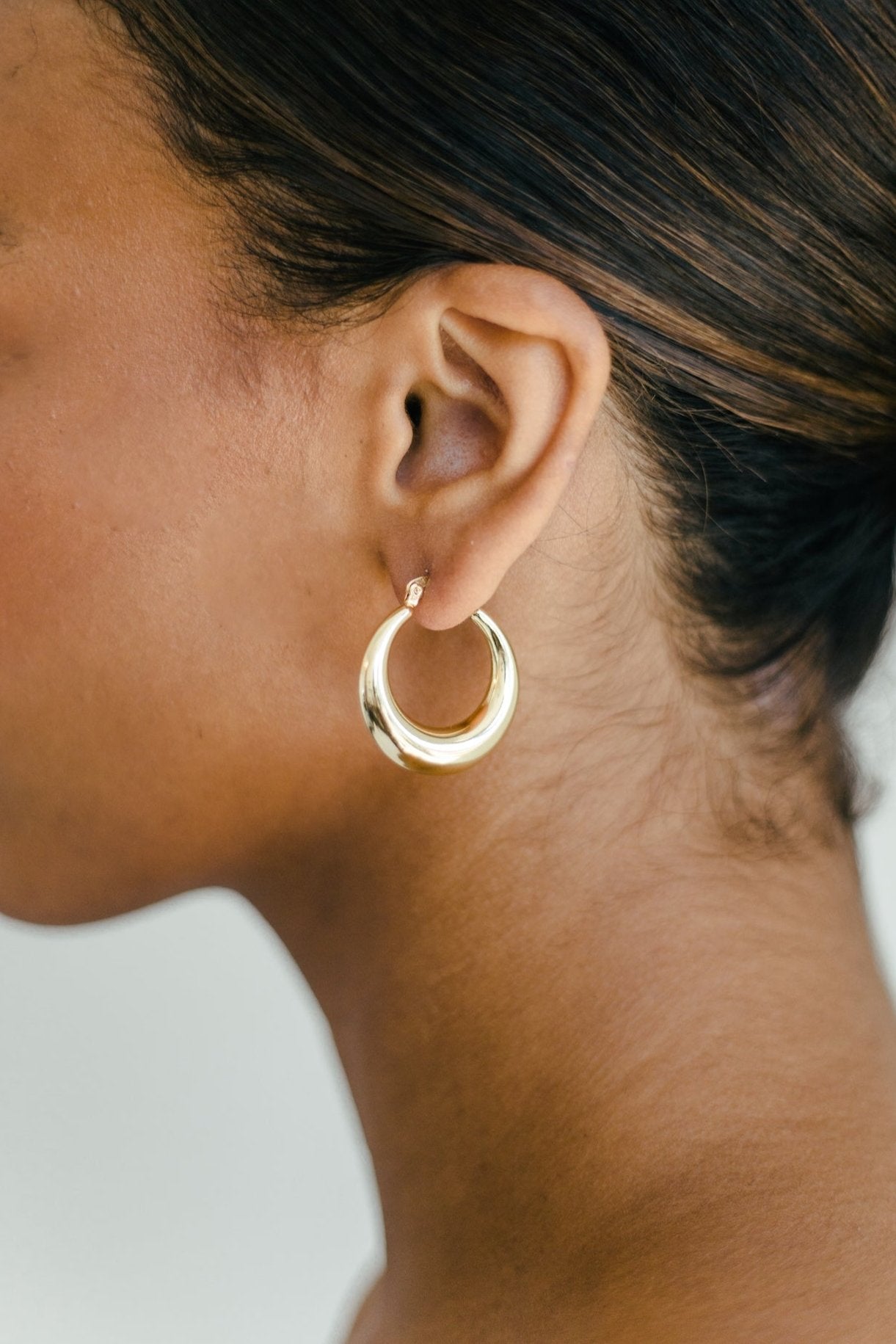 Zaven Hoop Earring - Gold