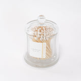 Glass Cloche with Matches