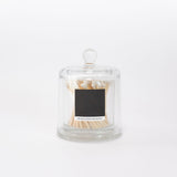 Glass Cloche with Matches