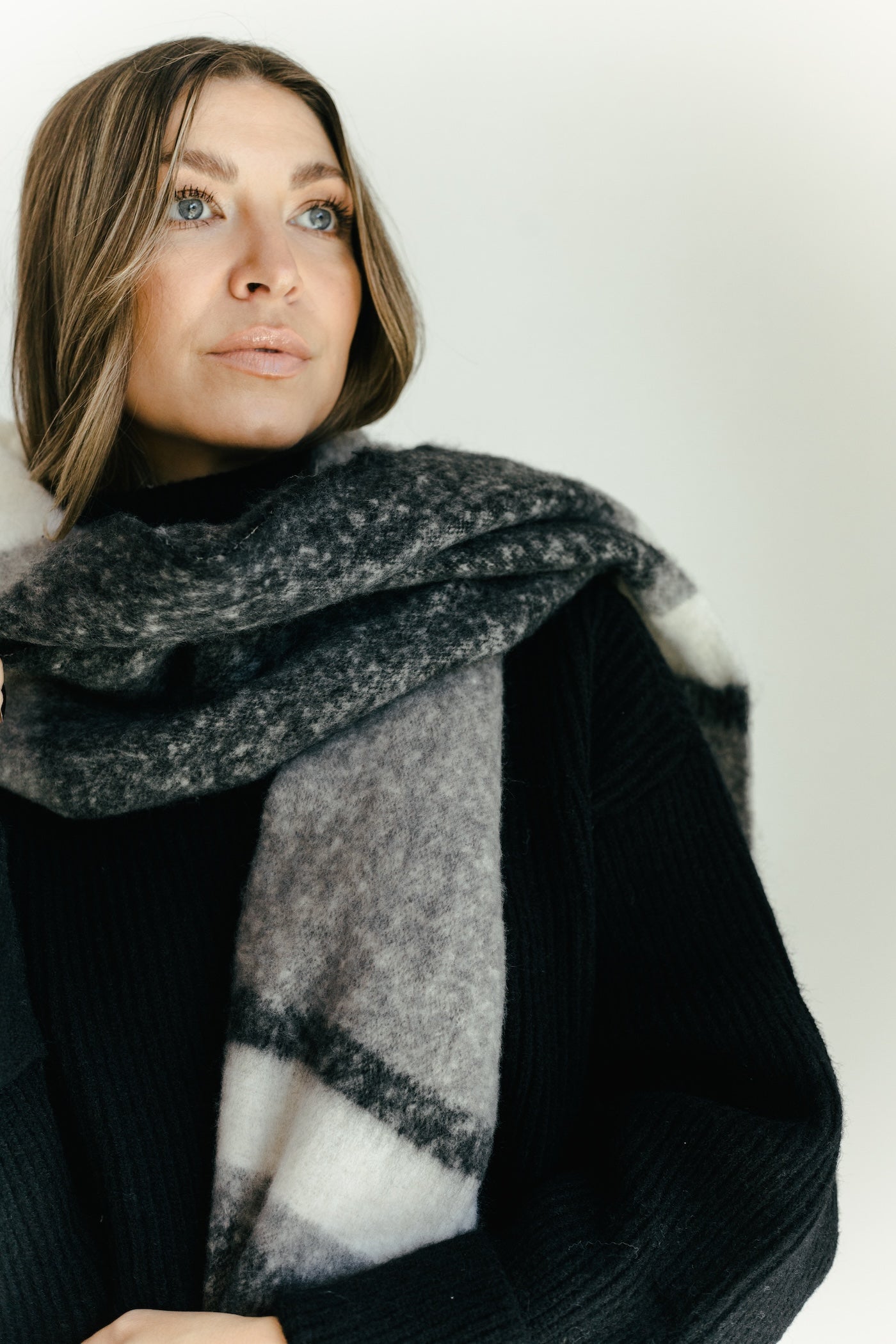 Let it Snow Scarf - Grey