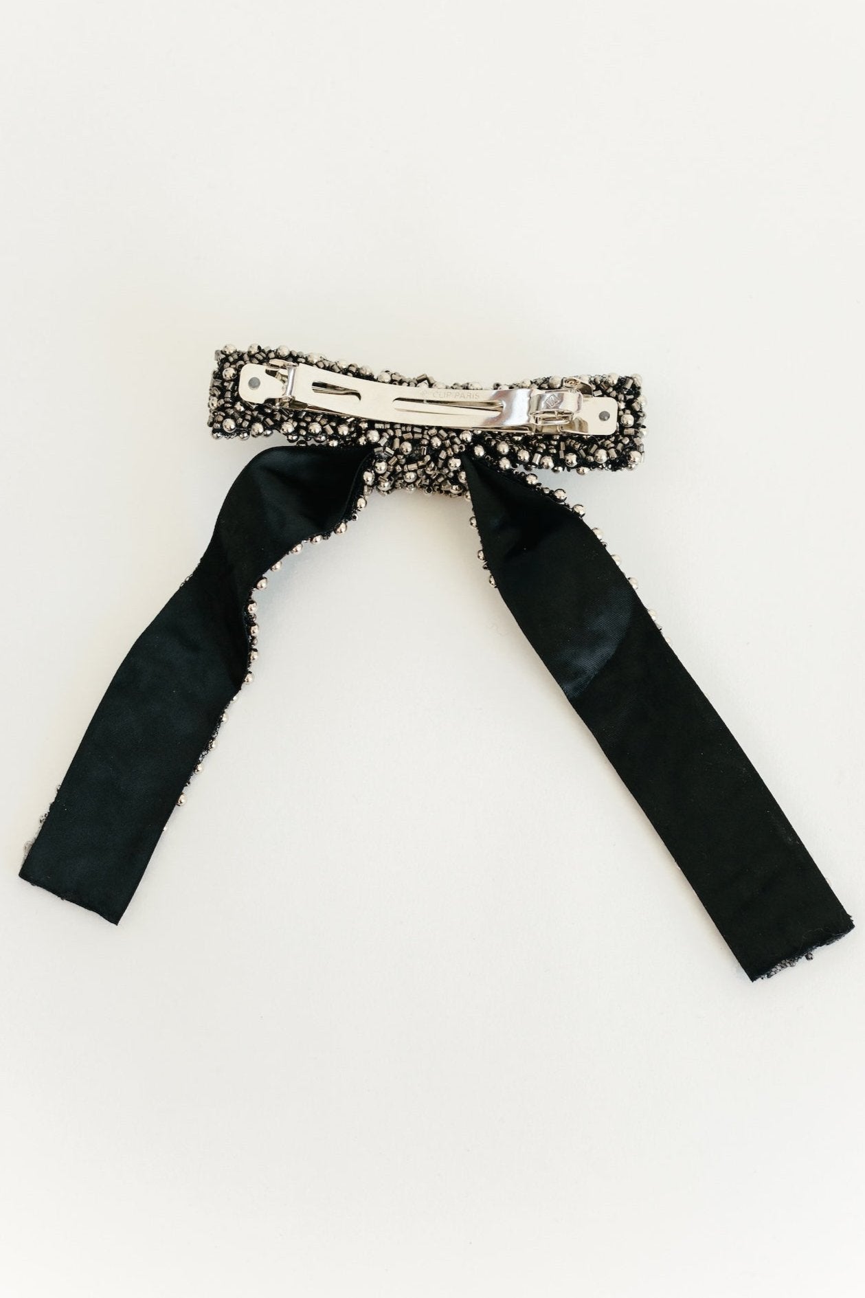 Icy Flair Hair Bow - Black