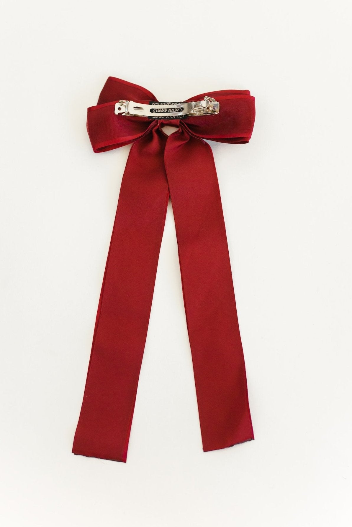 Be Merry Hair Bow - Crimson