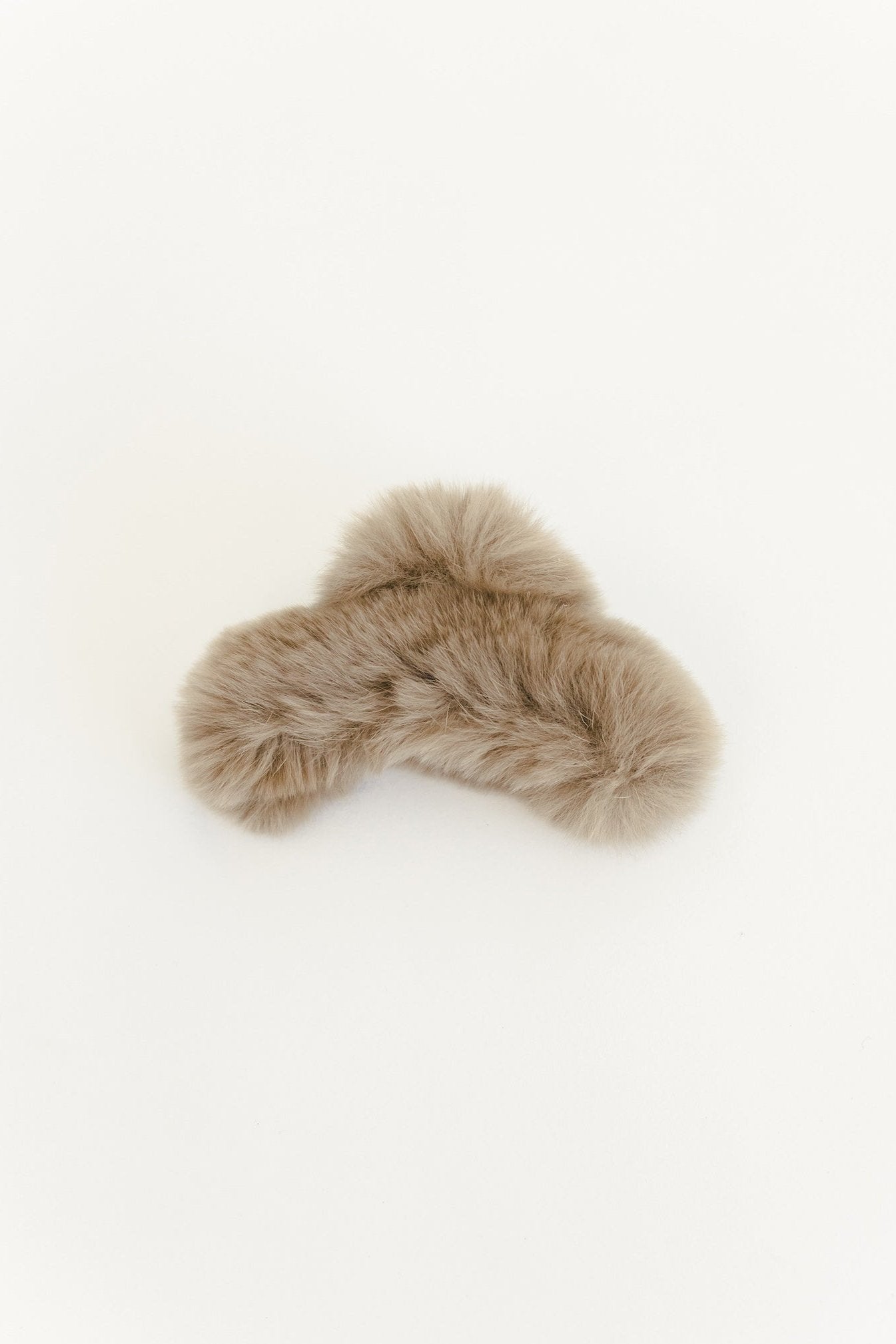 Snow Cap Hair Clip - Brown