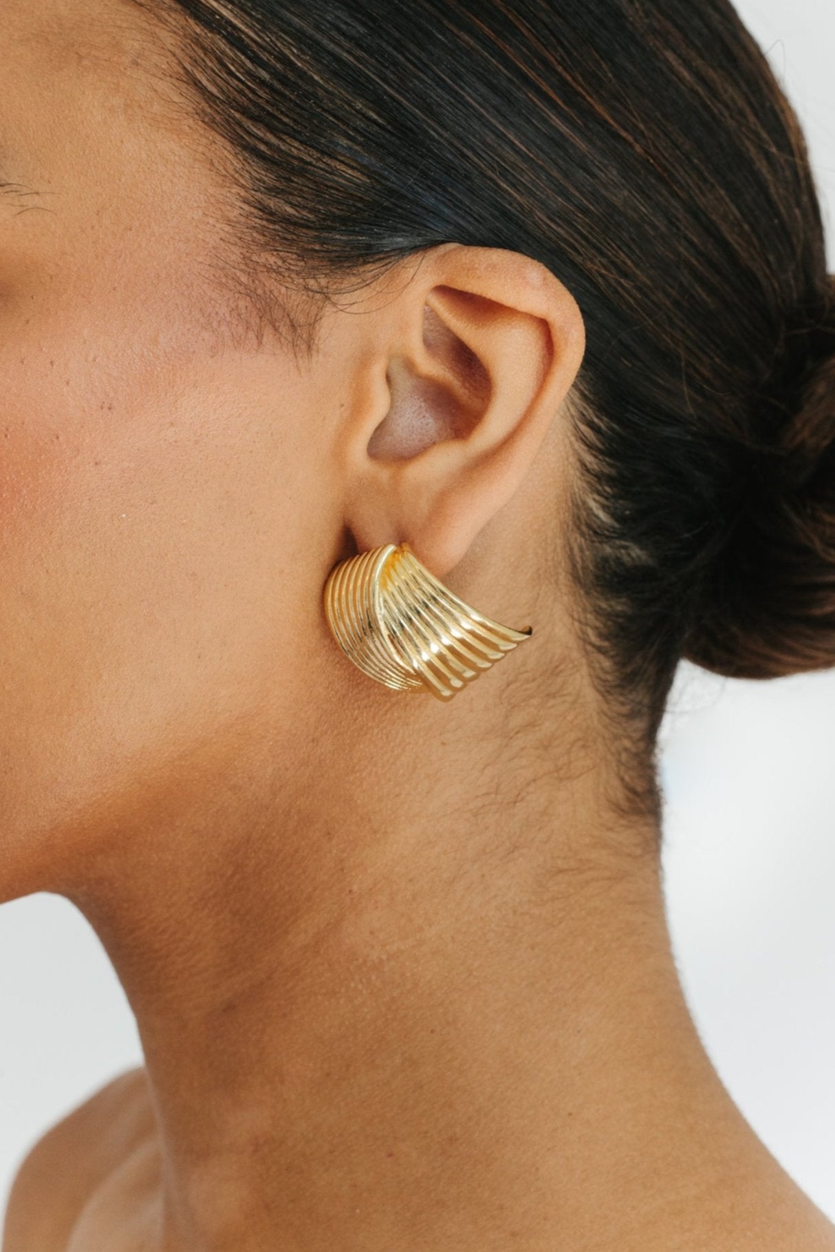 Carmine Layered Earring - Gold